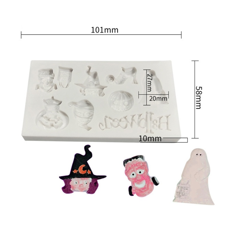 Zzz Cetakan Kue / Biskuit / Coklat / Clay Bahan Polymer Tema Halloween