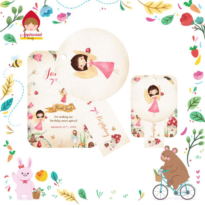 

hangtag birthday custom