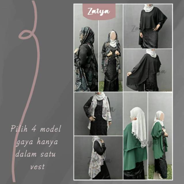 Rompi Vest Multi Variasi - Warna Polos