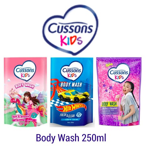 Cussons Kids Body Wash Refill 250ml | Pump 350ml