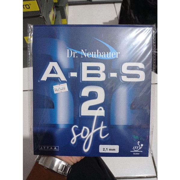 KARET TENIS MEJA ANTI SPIN DR NEUBAUER A.B.S 2 SOFT ORIGINAL