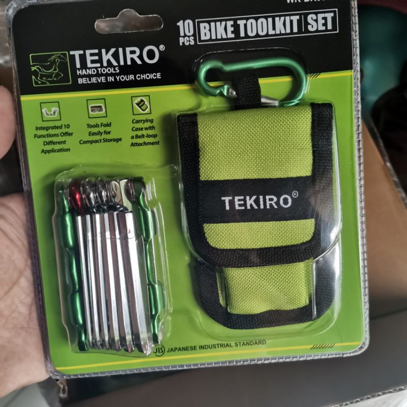 kunci sepeda set tekiro 10 pcs bike toolkit kunci l bintang set sepeda