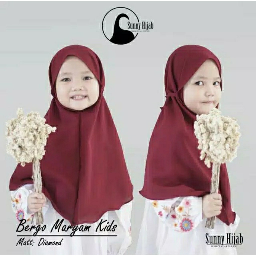 HIJAB TASYA BERGO ANAK BERGO MARYAM ANAK / JILBAB ANAK BERGO