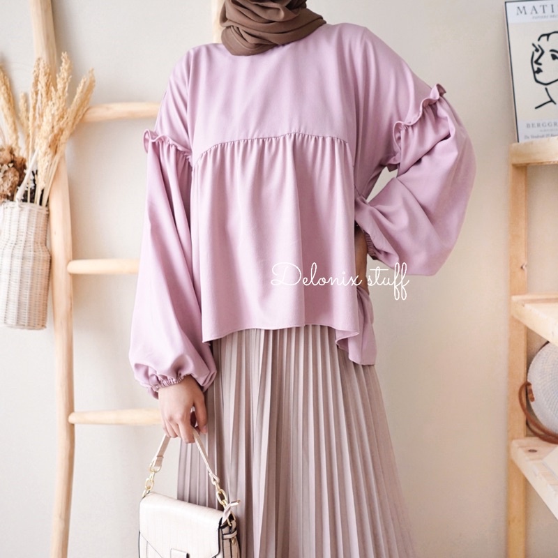 Rebecca crop blouse