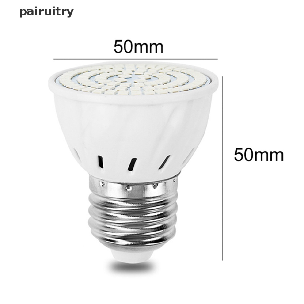 Prt Lampu Bohlam LED 48 / 60 / 80 220V E27 Spektrum Penuh Untuk Pertumbuhan Tanaman Hidroponik PRT