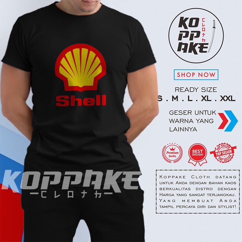 Kaos Shell Logo Baju Perusahaan