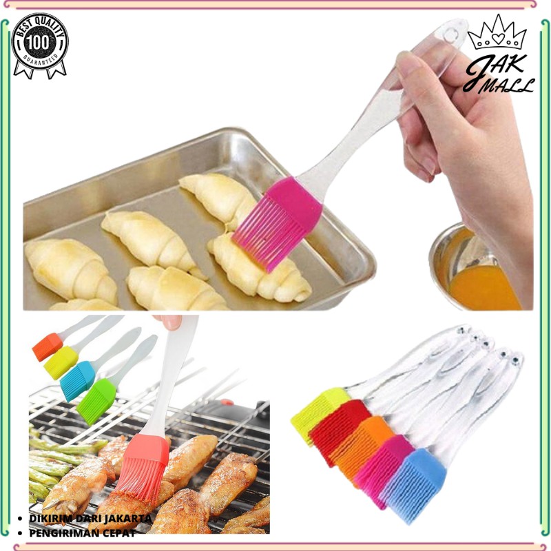 Kuas Silikon Food Brush Kuas Mentega Kuas Minyak Roti Cake Barbeque Kuas Silicone JM