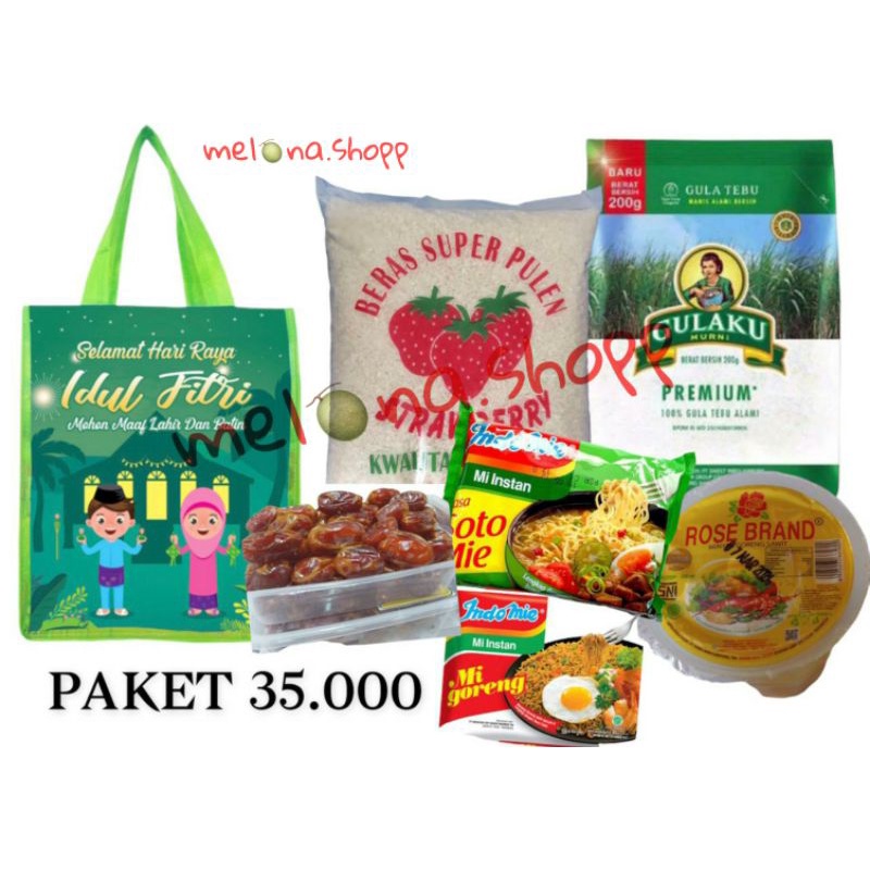 PARCEL RAMADHAN LEBARAN IDUL FITRI BINGKISAN SEMBAKO KADO HADIAH HAMPERS PRIA WANITA MAKANAN MINUMAN