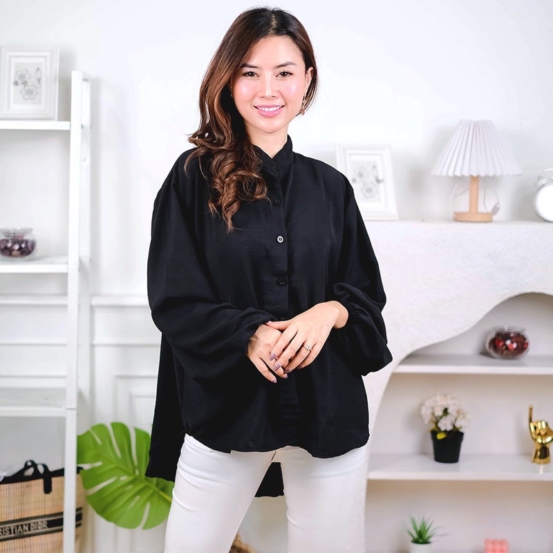 Baju wanita LAVI BLOUSE CRINCLE atasan wanita PREMIUM CRINCLE AIRFLOW