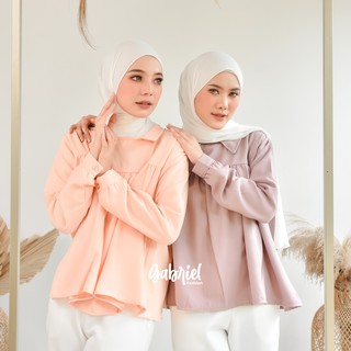 NISRINA BLOUSE Pakaian wanita  atasan  terbaru  REALPICT BY GABRIELFASHION Shopee  Indonesia