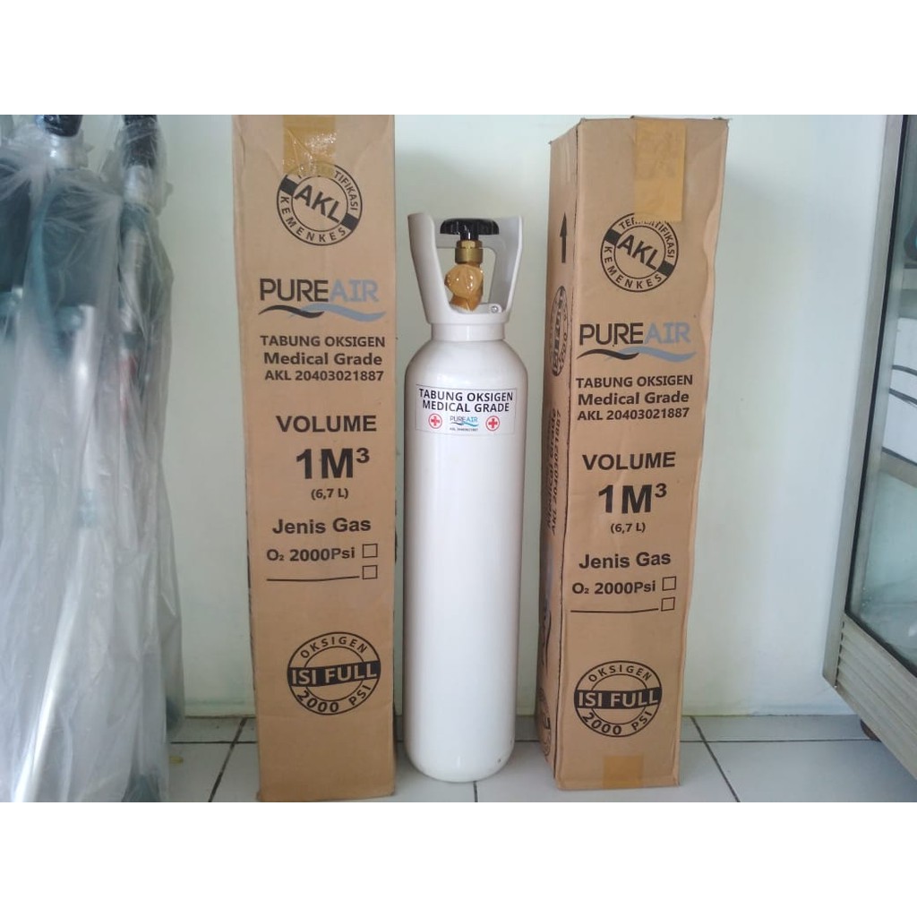 Tabung Oksigen / Tabung Oxygen Plus Isi 1m3