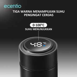 Jual Ecentio Termos Air Panas Mini Ml Stainless Led Tampilan Suhu Botol Minum Termos