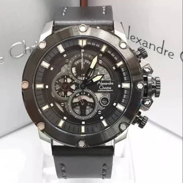Jam Alexandre Christie AC 6416 Silver Black