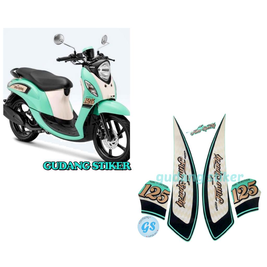 Stiker Striping Lis Motor FINO Sporty 2021 Tosca