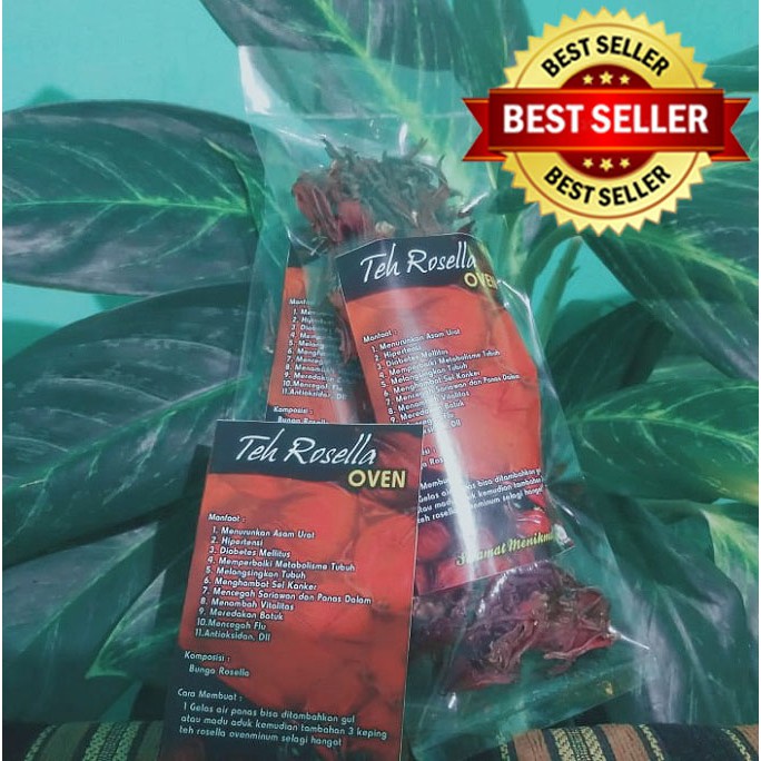 

Teh Rosella Oven Kemasan Keping Seduh Rosella Kering Herbal Teh Rosella Celup Diskon Rosella Murah