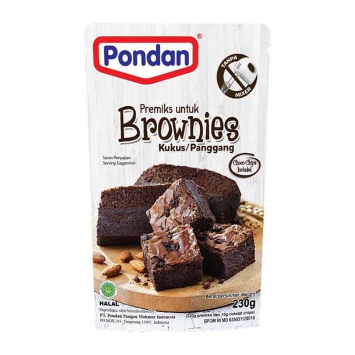 

❤ BORNEO ❤ PONDAN BROWNIES KUKUS 230g