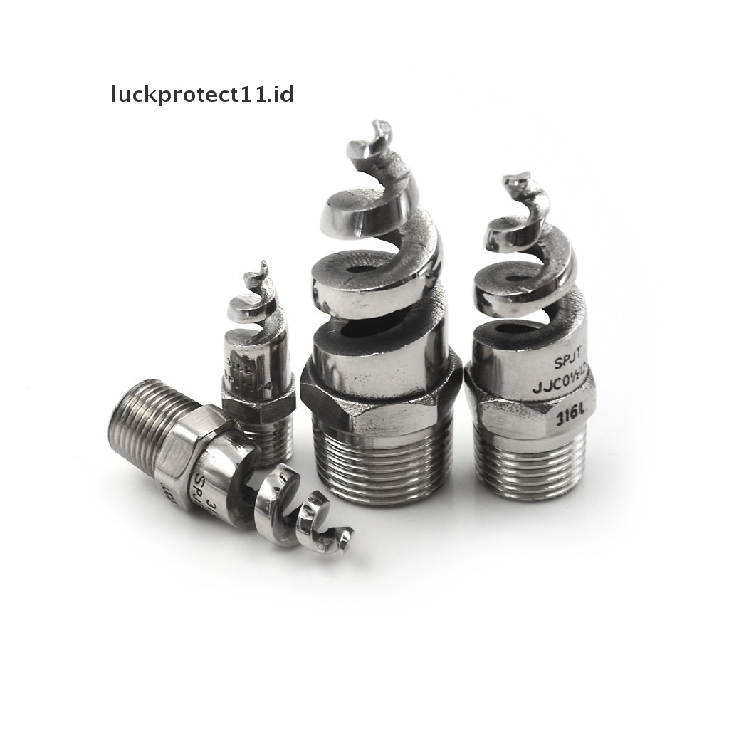 // Hg &amp; ID// Kepala Sprinkler Nozzle Atomisasi Spiral Cone Stainless Steel 1per4 &quot;1Per2&quot; Baru.