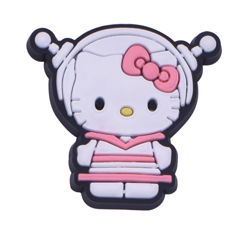 Charms Hello Kitty Jibbtiz DIY Sepatu Crocs Motif Hello Kitty DD-08