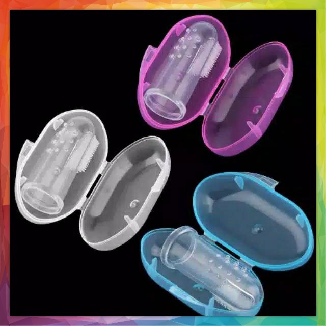 Sikat Gigi Bayi Silikon lembut / Sikat Gigi bayi sikat Gigi Jari