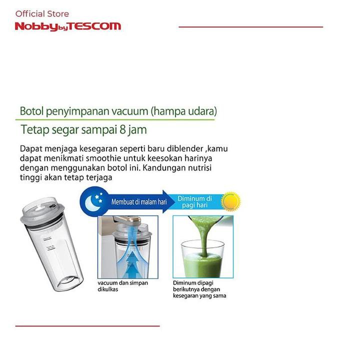 PROMO TESCOM Vacuum Blender - TMV1500 SEA Get 1+ STORAGE