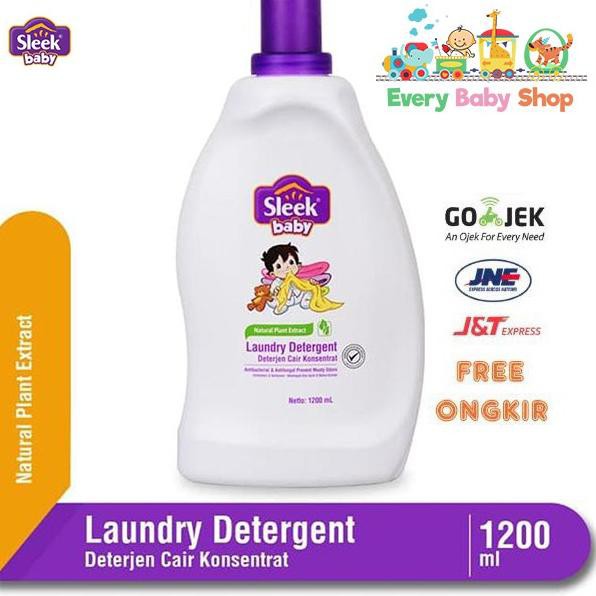 [CODE HD396] SLEEK Baby LAUNDRY Detergent 1200 ml BOTOL