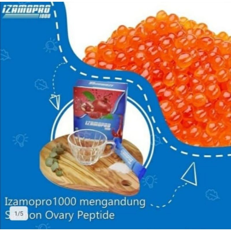 IZAMOPRO 1000 ORIGINAL SALMON OVORY PEPTIDE KANDUNGANNYA MIRIP SOP ALPHA DAN SOP 100