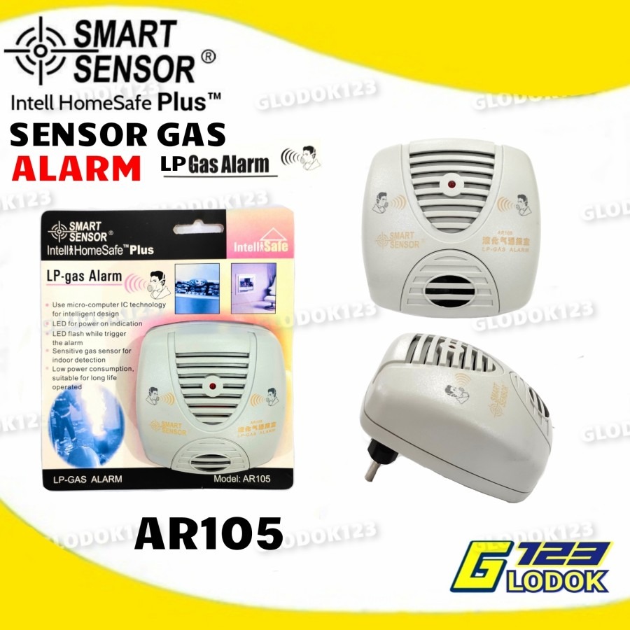 Sensor Gas Alarm Suara Otomatis Deteksi Kebocoran Gas CO LP