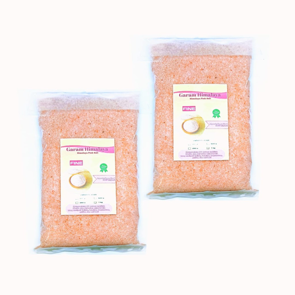 garam himalaya pink salt//halus organic asli//tanpa campuran 10kg