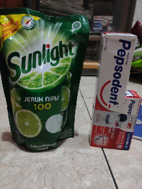 Sunlight Jeruk Nipis,daun Mint Dan Habbatusauda 755ml