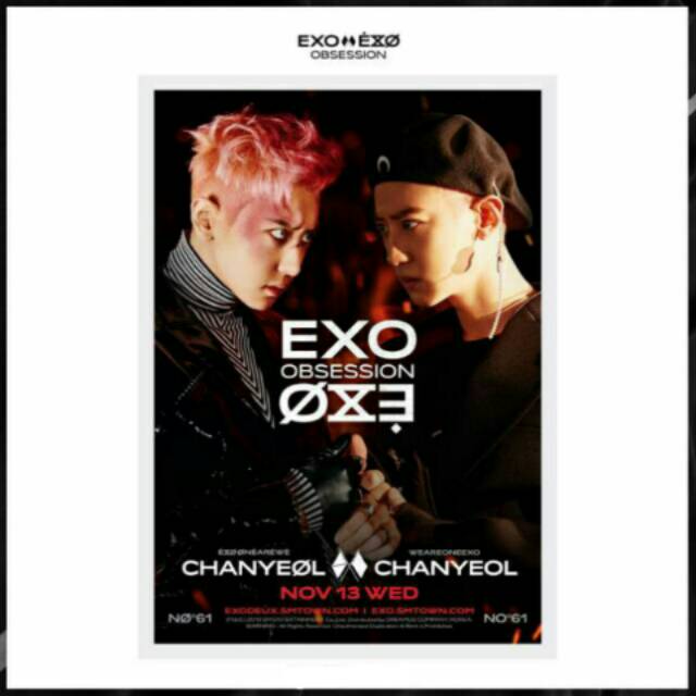 

[READY] POSTER A4 OBSESSION CHANYEOL