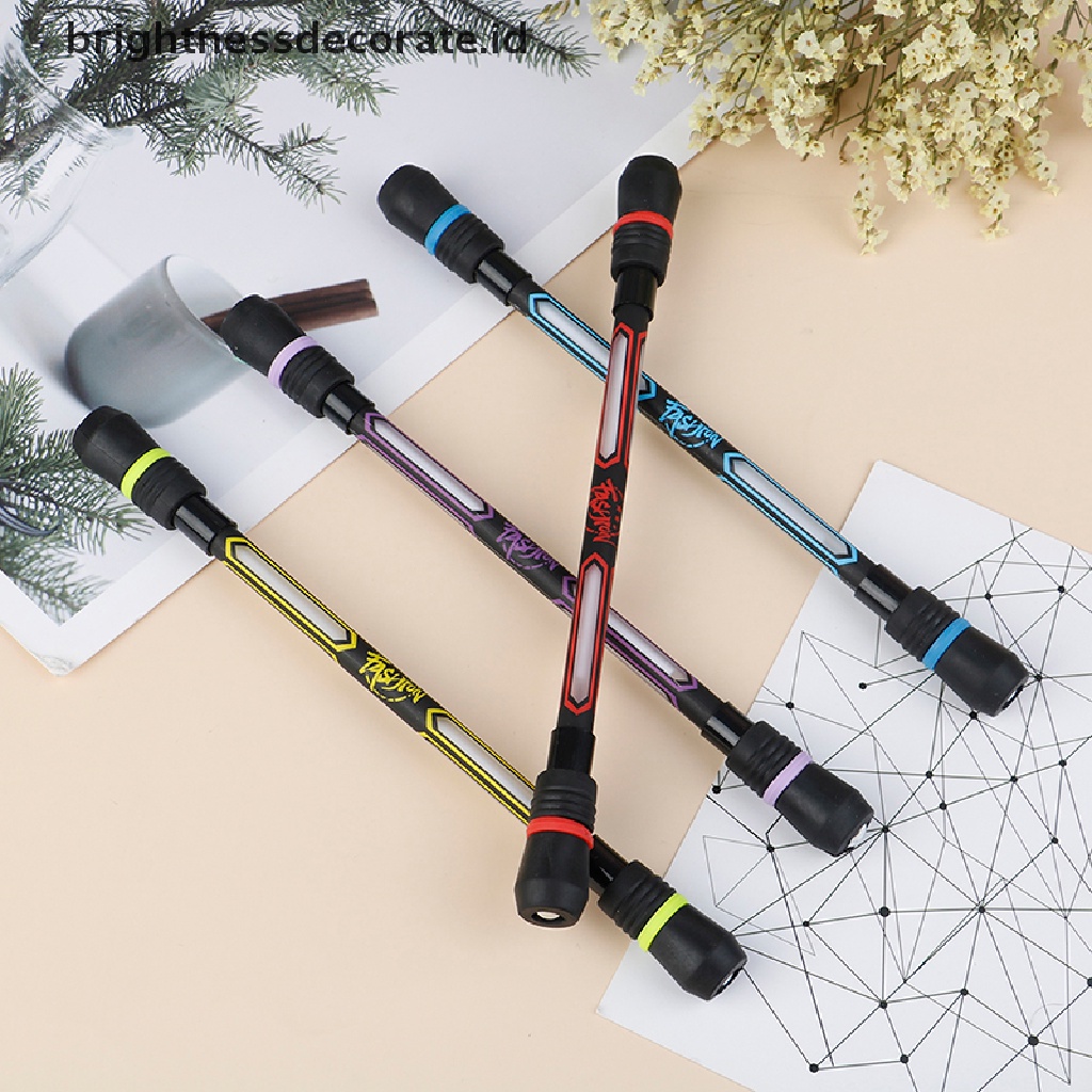 [birth] Spinning Pen Creative Random Flash Rotating Gaming Gel Pens for Student Gift Toy [ID]