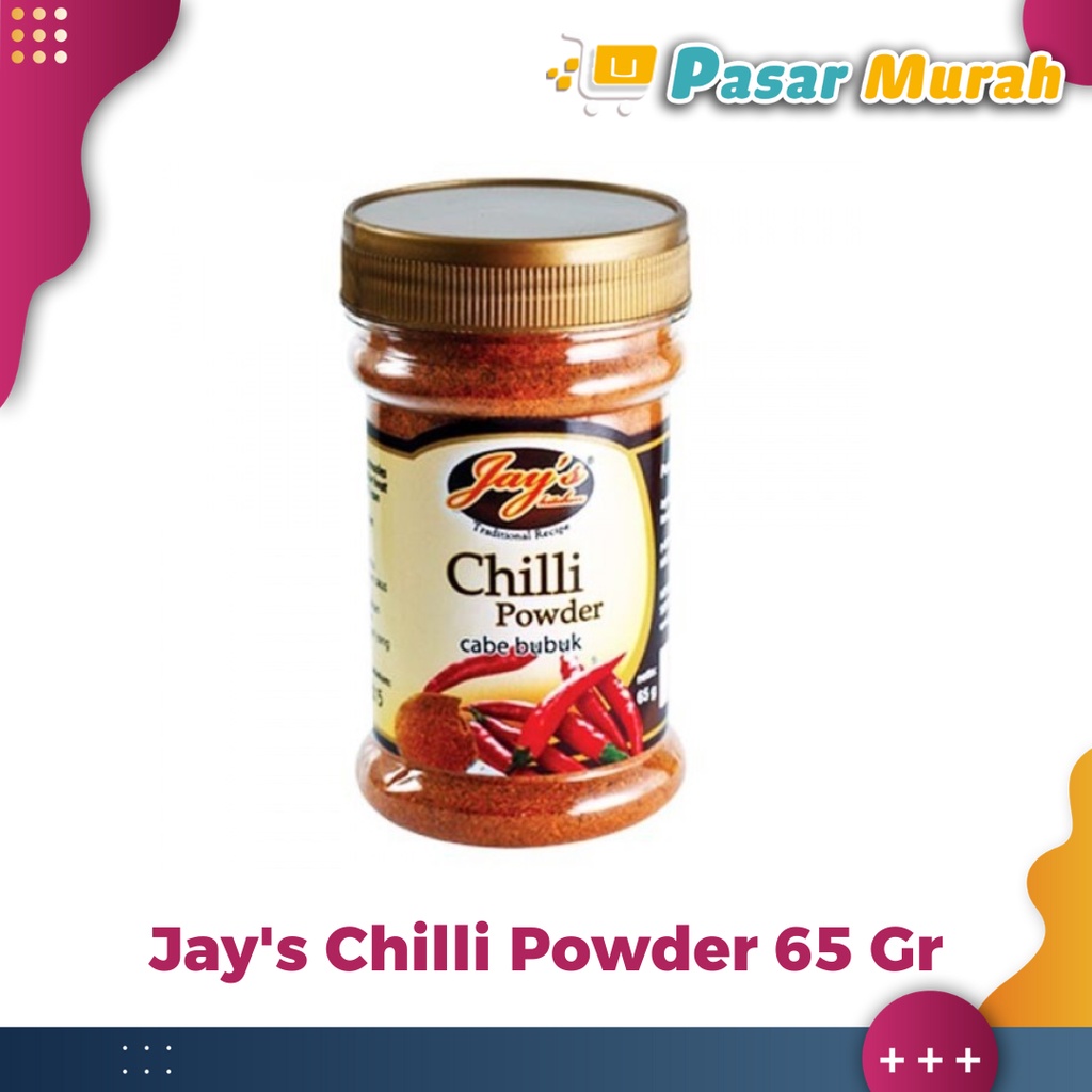 

Jay's Chilli Powder 65 Gram