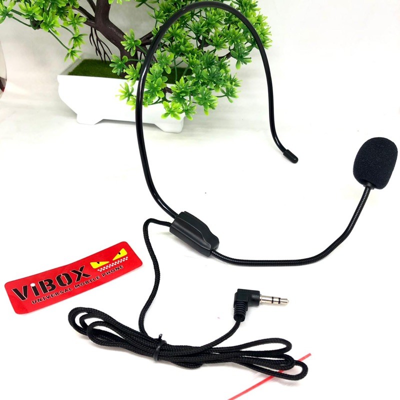 PROMO MIC CLIP ON BANDO ORIGINAL VIBOX KABEL NYLON SUARA AUDIO HD CLEAR BUAT VLOGGER