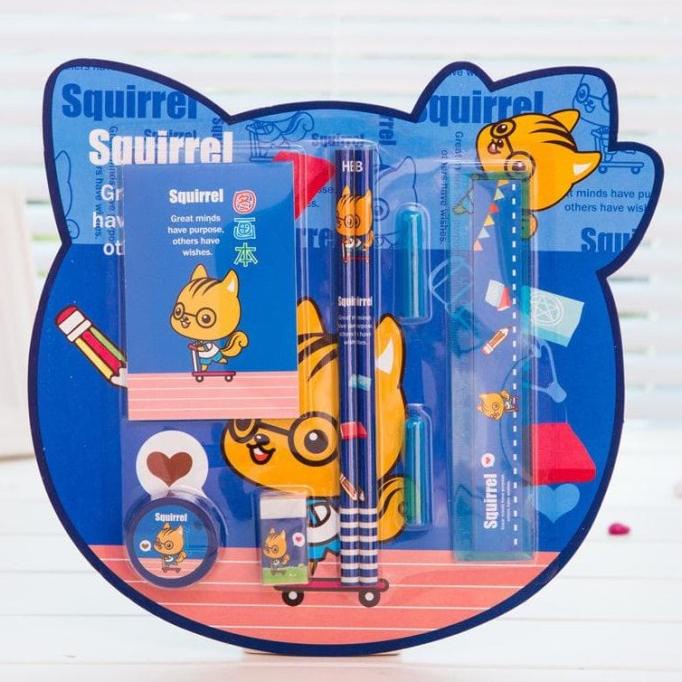 

Alat tulis set beruang , alat tulis sekolah, perlengkapan sekolah,