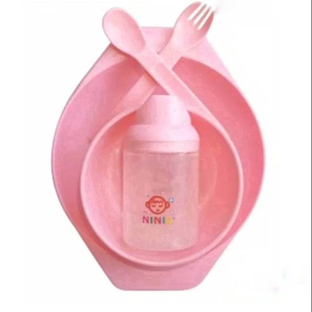 Harga 5 pcs Feeding Set Perlengkapan Peralatan Alat Makan Mangkok
piring MPASI BPA Bayi Lengkap BPA FREE