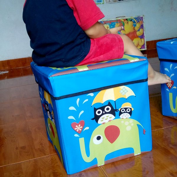 ( KJO )Animal storage box / Kotak Penyimpanan Mainan / Kursi Organizer / box kotak animal serbaguna