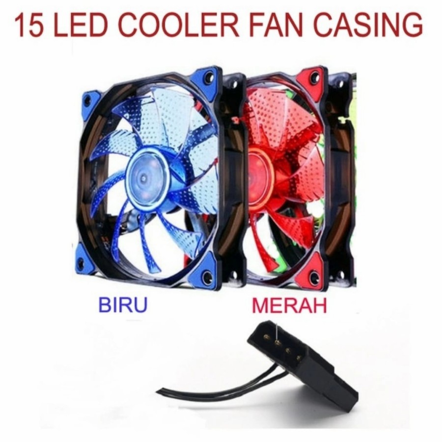 FAN Casing 12cm LED / Fan Case 12cm Colours Lampu / Fan Casing CPU LED / Fan Casing Gaming