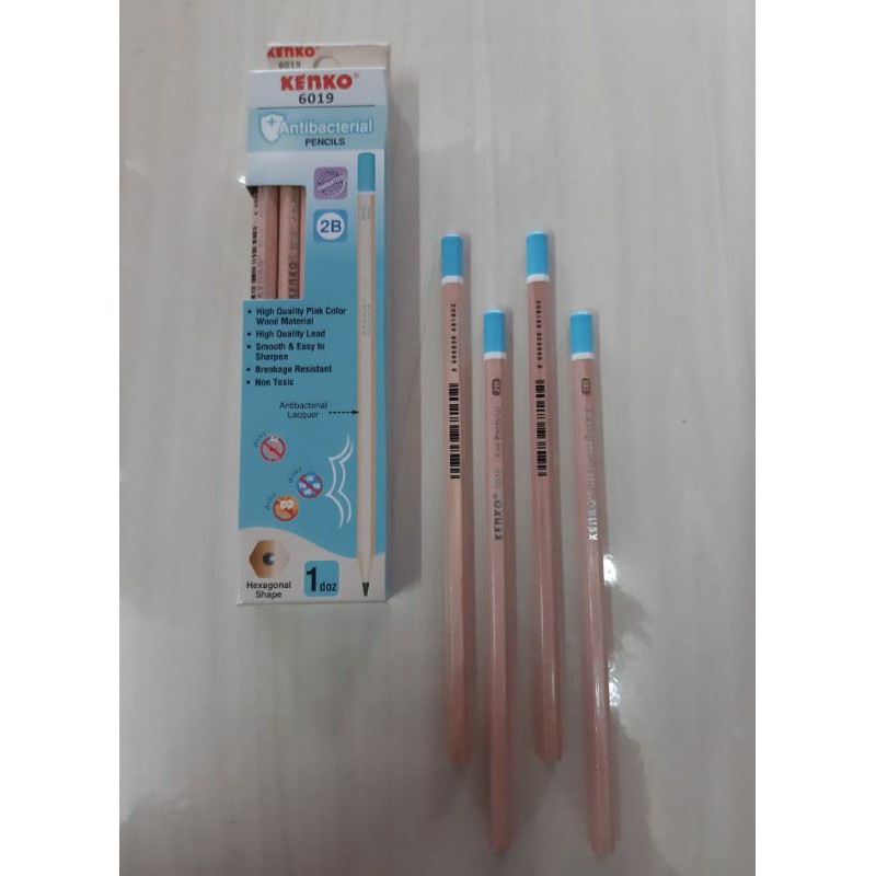 

PENSIL 2B 6019 ANTI BACTERIAL KENKO