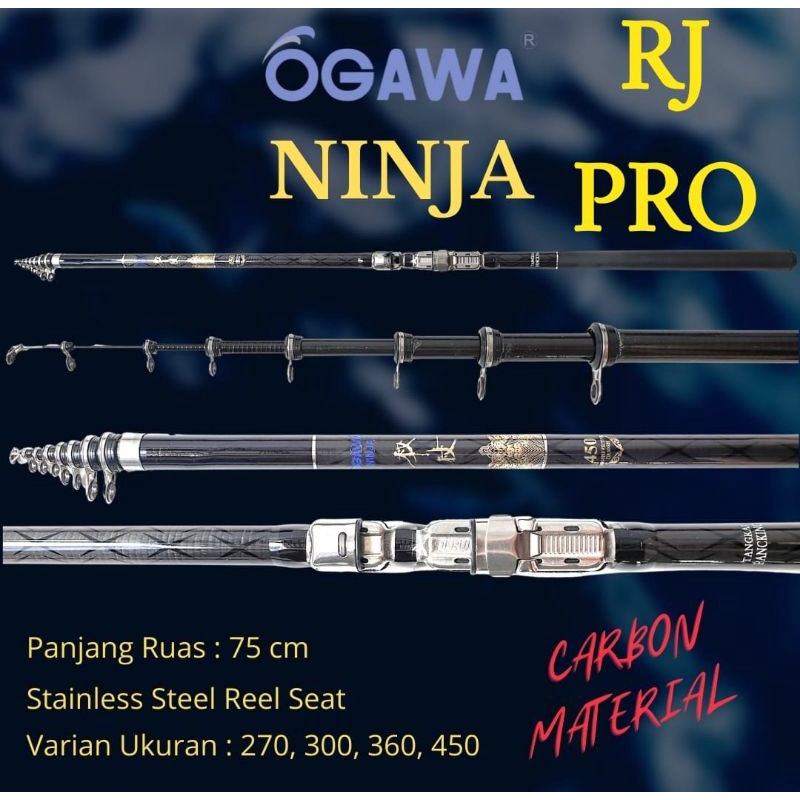 Joran Tegek kolong Ogawa Ninja 270/300/360/450