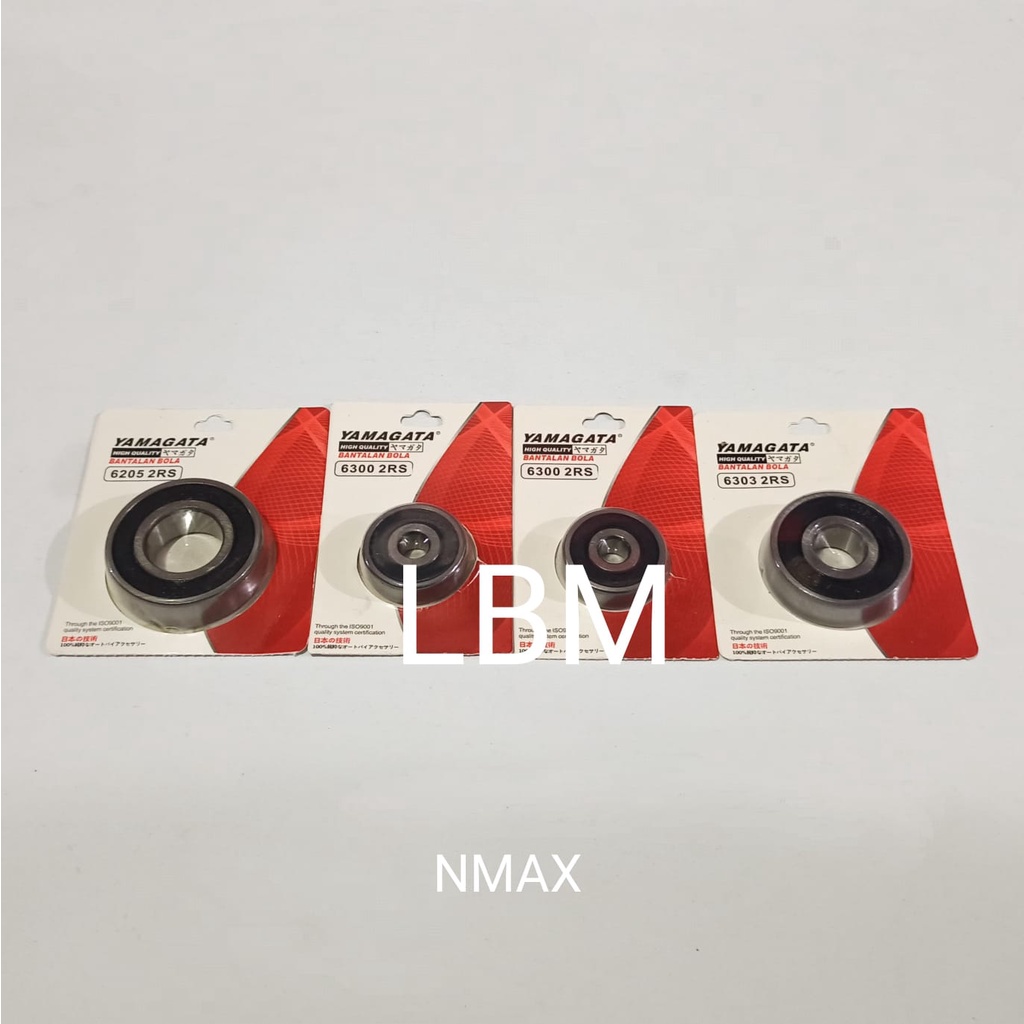 BEARING RODA DEPAN BELAKANG YAMAHA NMAX 155 AEROX 155 LAHER BERING RODA SET NMAX NEW AREOX 155 NEW