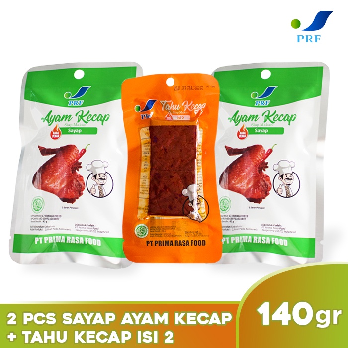 

Sayap Ayam Kecap (2pcs) + Tahu Kecap Isi 2 Siap Makan - Makanan Instan - Makanan Siap Saji - PRF