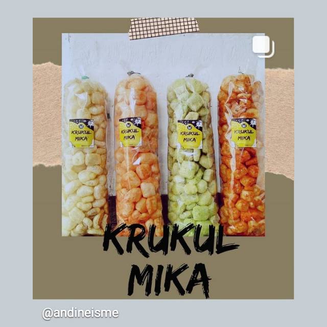 

Krukul mika kerupuk kulit sapi asli lembut anti seret