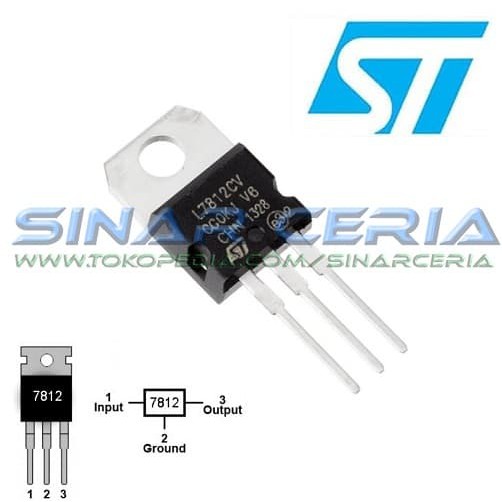 L 7812 L7812CV / LM7812 IC Regulator Voltage 12V 1.5A