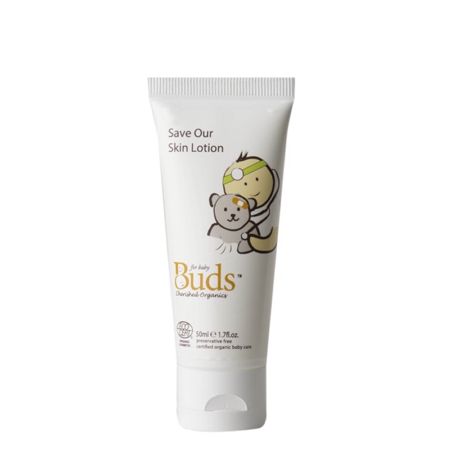 Buds organics cherished save our skin lotion 50ml - lotion bayi