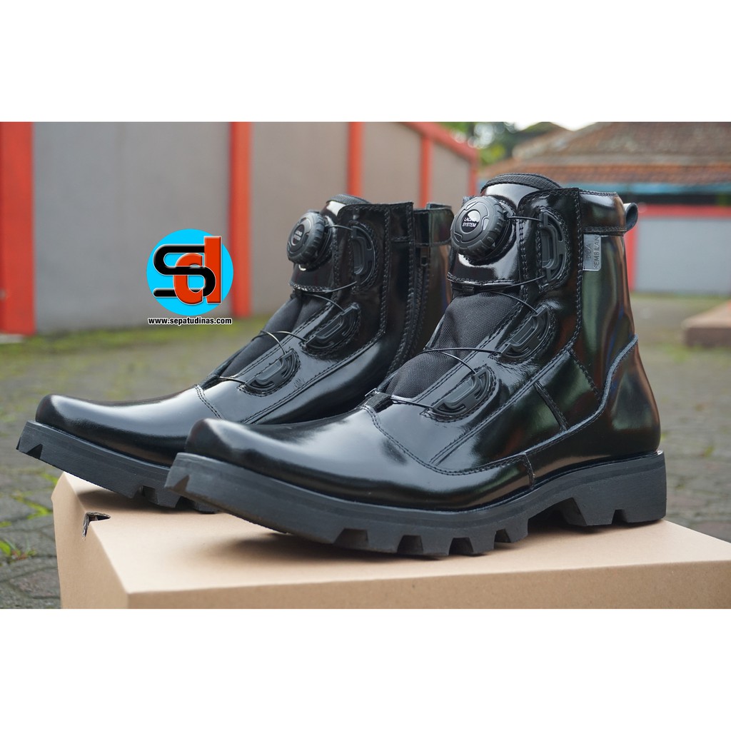Sepatu PDH Tali Putar - Sepatu pdh Boa