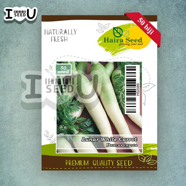 Haira Seed Bibit-Biji Wortel Putih Lunar White