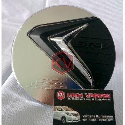 Tank Cover BRV Model Activo Chrome-Hitam