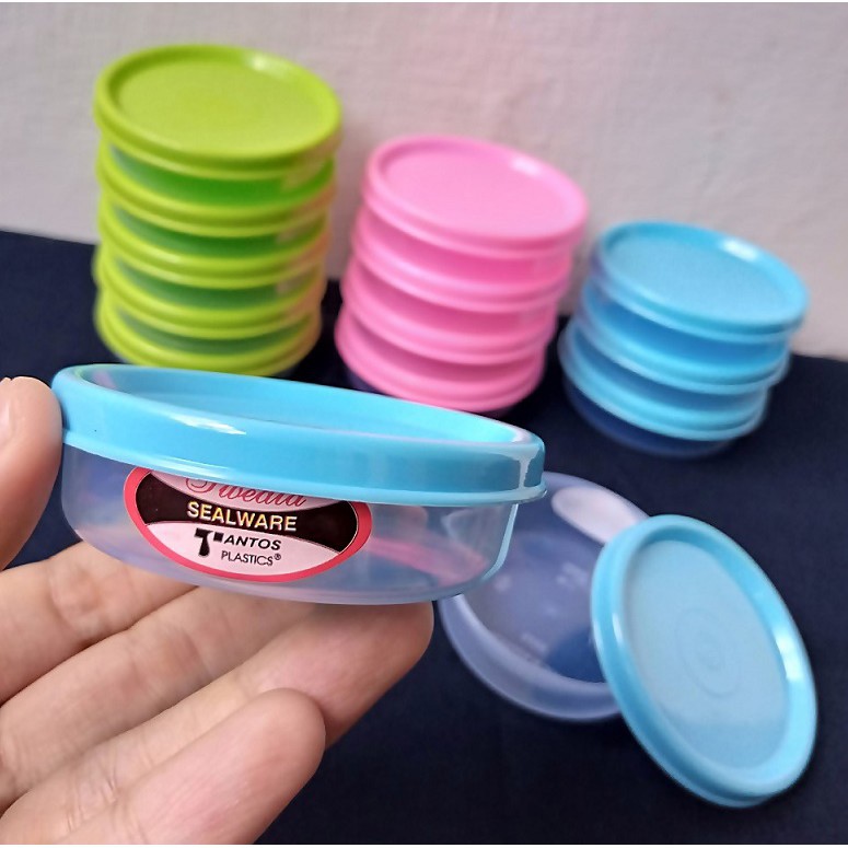 Toples Plastik Bulat / 100ml / Tempat Sambal / Bumbu / Garam / Tantos / toples miami small Mini 5085