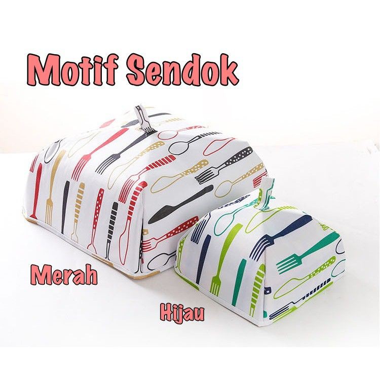 TUDUNG SAJI LIPAT KECIL / Penutup Minuman Makanan Aluminium Foil Menjaga Panas Dingin