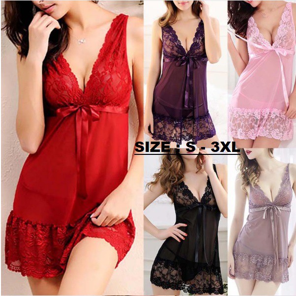 Hot baju tidur lingerie bagus sexy murah